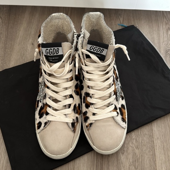 Golden Goose Animal Print Pony Fur Francy, Size 37 Kids - Picture 3 of 8